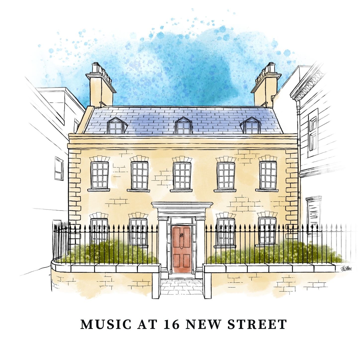 16 New Street Music Blank